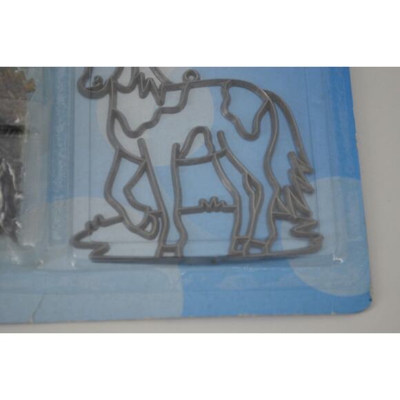 Vintage Toy Fun Makit & Bakit Stained Glass Painted Horse Pony Sun Catcher - Picture 5 of 13